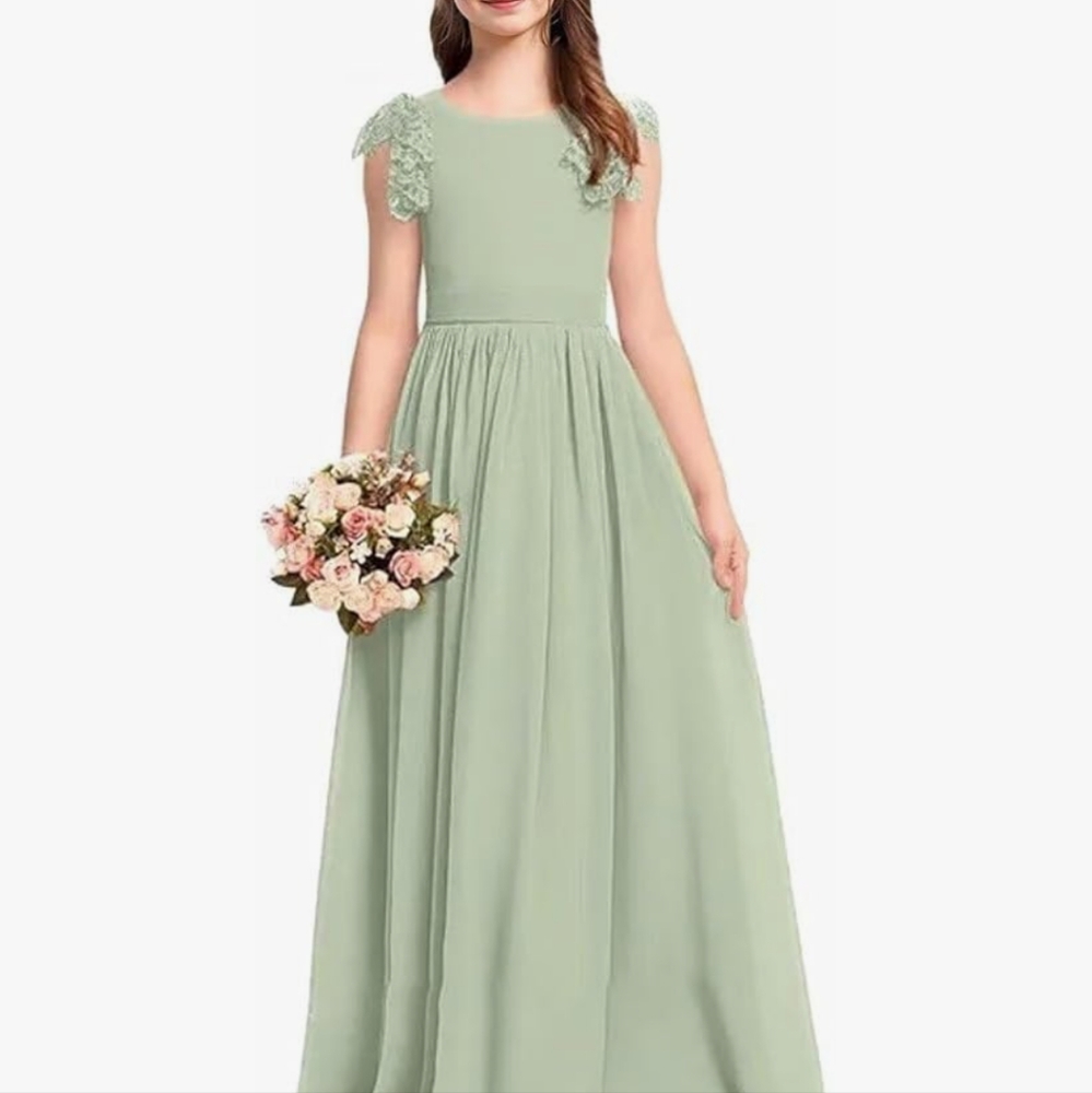 Charming Mint Green Kids Formal/ Flower Girl Dress
